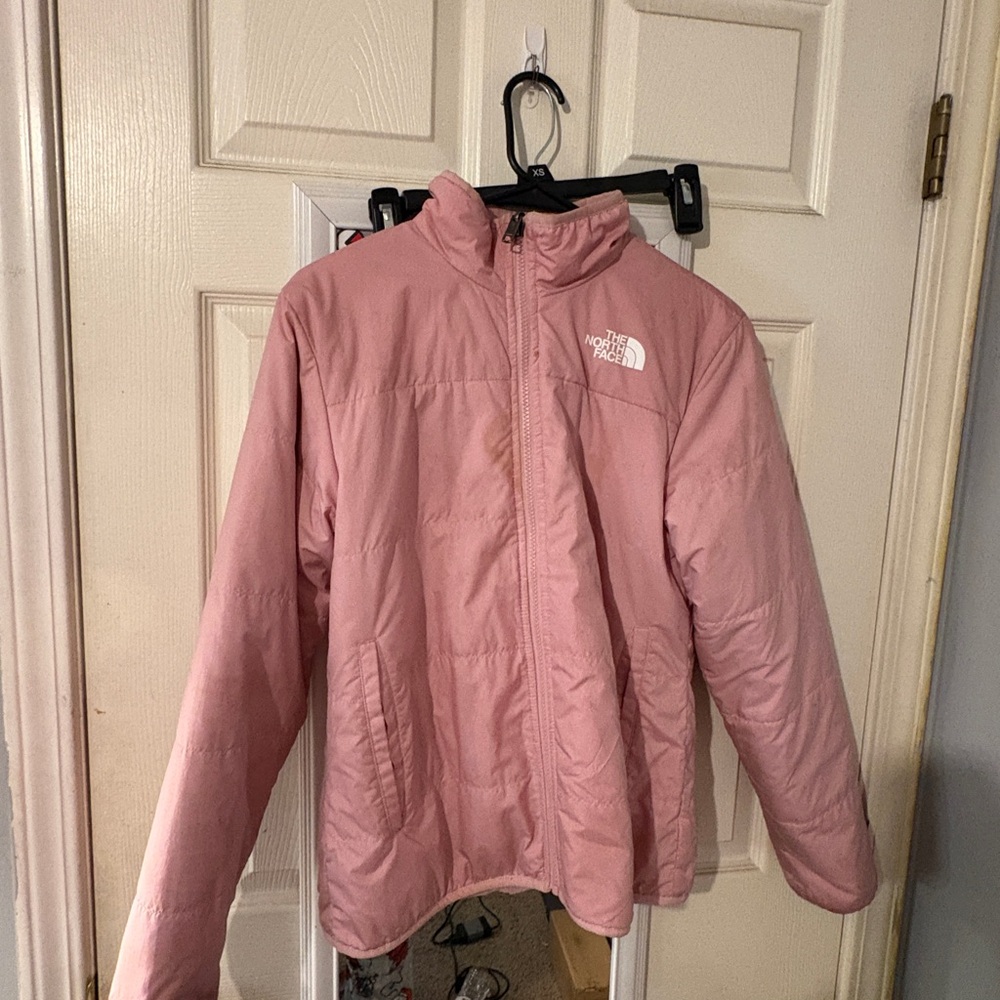 The North Face Light Pink Reversible Jacket